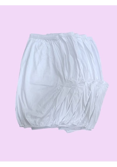 Ceylanoğlu 6'lı Bayan Paçası Lastikli Yarım Pijama Alt-226beyaz Beyaz