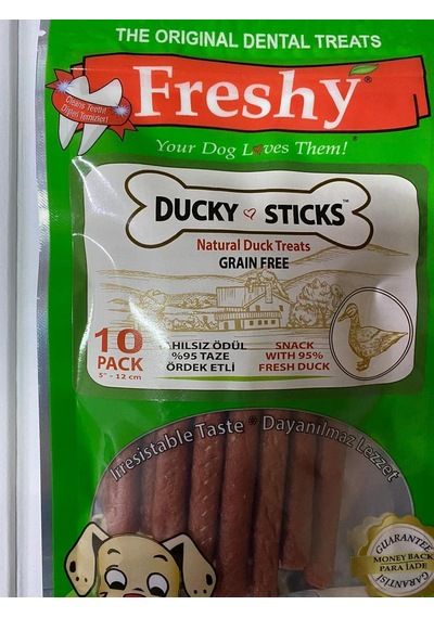 Freshy Ördek Etli Çubuk 10 Lu Renkli