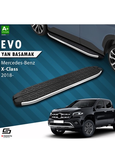 S-dizayn Mercedes X-class Evo Krom Yan Basamak 203 Cm 2018 Üzeri