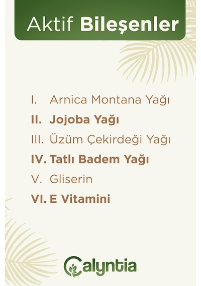 Calyntia  Vücut Bakim Yağı, Arnika Montana Özlü Dogal Vücut Bakim Yagi 100 Ml