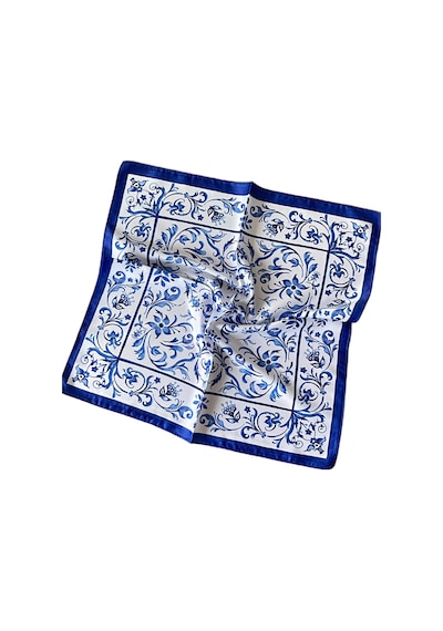 2 Li Saten Bandana Seti Saten Fular Saten Çanta Aksesuarı Özel Desen Bandana 45x50 Cm Kamuflaj