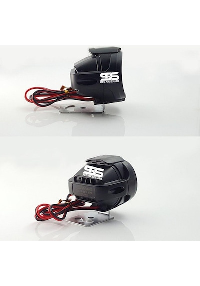 2 Adet Motosiklet Scooter Uyumlu Led Sis Farı Çakar Ve Sabit Mod 6 Ledli