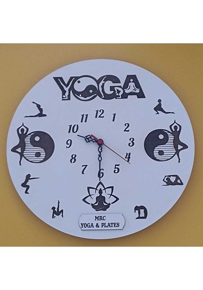 İş Yeri İçin Kişiye Özel İsim Yazılı Yoga & Plates Siyah