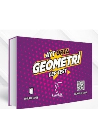 AYT Cep Test Geometri  -  Orta -  Karekök Eğitim Yayın