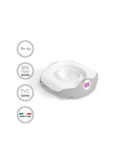 Okbaby Roady Katlanabilir Oturak & Klozet Adaptörü / A.gri