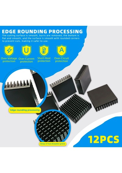 Soğutucu Kiti, 12 Adet 40mm 40x40x11mm Soğutucu Isı Emici Soğutma 3d Yazıcılar, Tec1-12706 Termoelektrik Peltier S Diğer
