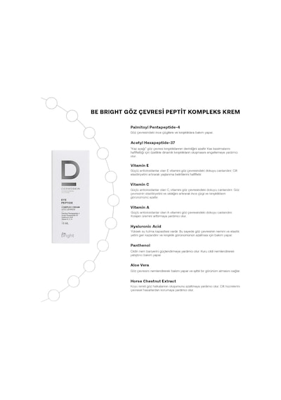 Dermoskin Göz Çevresi Peptit Kompleks Krem