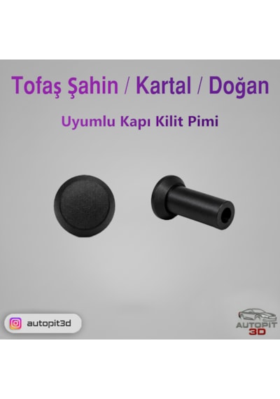 Tofaş Şahin / Kartal / Doğan Uyumlu Kapı Kilit Pimi 4 Adet