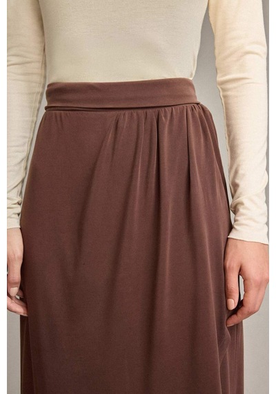 Defacto Relax Fit Normal Bel Düz Paça Modal Pantolon G1338ax25smbn219 Kahve