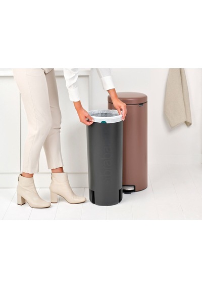 Brabantia Newıcon Satın Taupe Pedallı Çöp Kutusu 30lt Rose