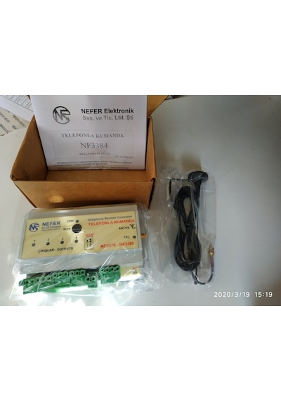 Nf3384 - Modullu - 4 Çıkışlı - Geri Aramalı - Cep Kumanda Cihazı