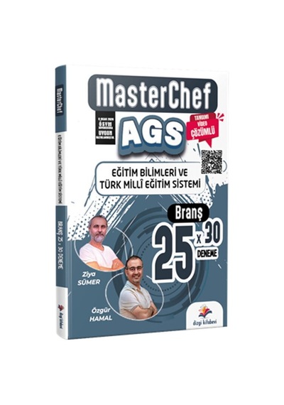 Dizgi Kitap Masterchef Meb Ags Eğitim Bilimleri Ve Türk Milli Eğitim Sistemi 25 Branş Deneme
