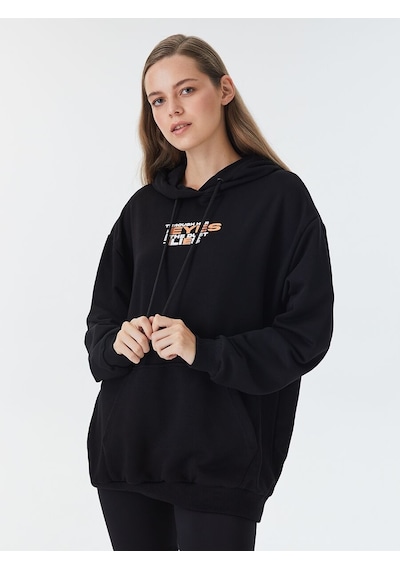 LOFT Loose Fit Kadın Sweatshirt Lf2033055 Q1.v1 Siyah