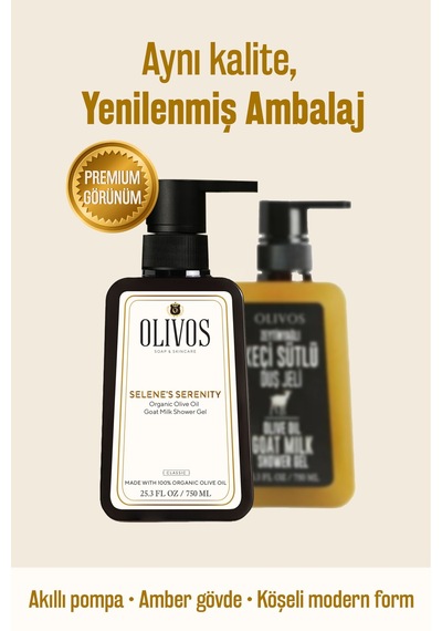 Doğal Zeytinyağlı Keçi Sütlü Banyo Ve Duş Jeli Keçi Sütü Zeytinya Avakado
