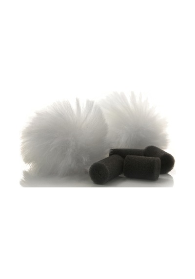 Rycote 065516 Beyaz Renk Yaka Mikrofonu için Rüzgar Koruyucu