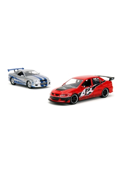 Hızlı & Öfkeli 2'li Paket, 2006 Gtr R34 Model Arabaları Kırmızı