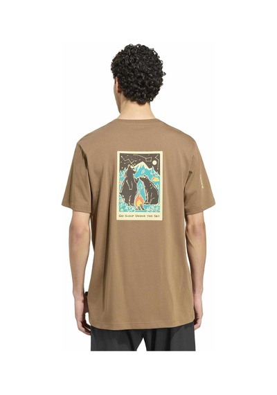 Brooxı Adidas Erkek Koşu Ve Yürüyüş T-shirt M Camper G T Ks2520 Kahverengi