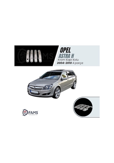 Opel Astra H Krom Kapı Kolu 4 Kapı 2004-2010 P. Çelik