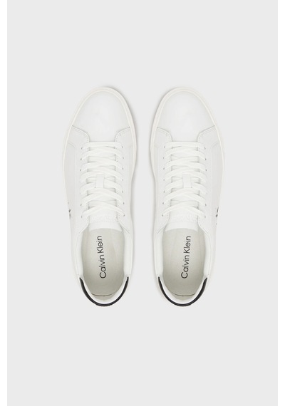 Calvin Klein Erkek Ayakkabı Ym0ym01460 01w Beyaz-siyah Beyaz-siyah