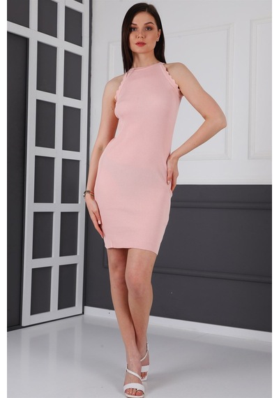 Z2012 Dewberry Bayan Elbise-pembe Pembe