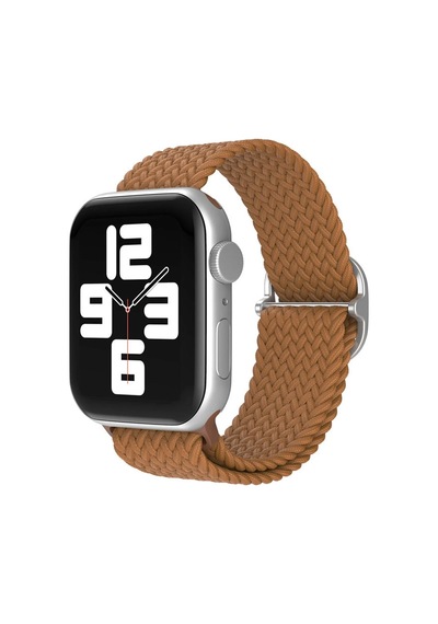 Newface - 322 - Apple Watch Uyumlu 42mm Star Kordon - Csmo-tex - - Kahverengi