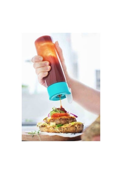 Tupperware 350 ML Mavi Kapak Yağlık ve Sosluk