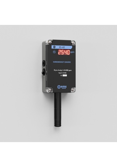 Ems Kontrol - Taşınabilir Karbondioksit Sensörü 0-10.000 ppm