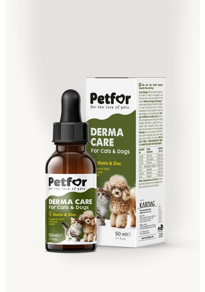 Bio-zinc Drop Tüy Sağlığı Damlası Kedi Ve Köpekler İçin 50 Ml