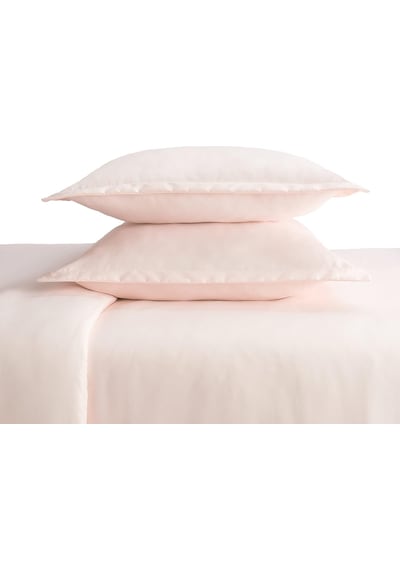 Simply Clean Ultra Yumuşak Hipoalerjenik Lekeye Dayanıklı 3 Parça Düz Nevresim Takımı, Allık, Tam, Queen Çok Renkli