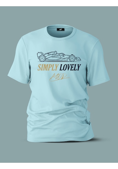 Fnbx Max Verstappen Simply Lovely Number 3 T-shirt Turkuaz