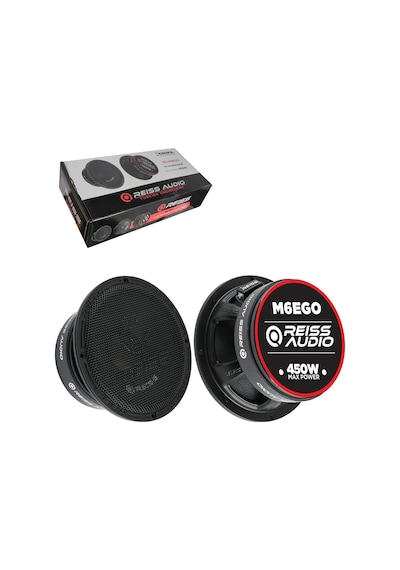 Reıss Audıo Rs-m6ego Oto Midrange 16cm 450 Watt 2 Adet