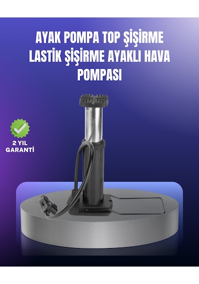 Muratech Ayak Pompası Otomobil Motosiklet Bisiklet Lastik Şişirme