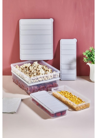 Selka Home 4'lü Set Nora Organizer Buzdolabı Buzluk Düzenleyici Saklama Kabı( 1 Ad. 4 Lt. 1 Ad. 2,25 Lt. 2 Ad. 1 Lt. ) Selka Home 4'lü Set Nora Organizer Buzdolabı Buzluk Düzenleyici Saklama Kabı( 1 Ad. 4 Lt. 1 Ad. 2,25 Lt. 2 Ad. 1 Lt. )