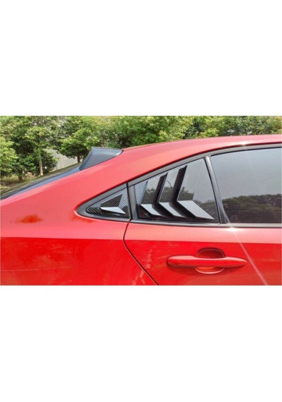 Toyota Corolla Uyumlu 2019 Arka Kelebek Cam Kaplama Spoiler Mat Siyah