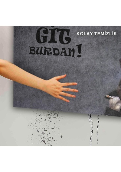 Tasarımlı Dekoratif Kapı Önü Paspas, Dış Mekan/ev İçi/banyo/mutfak/yatak Odası/giriş Paspasları Git Buradan Çok Renkli