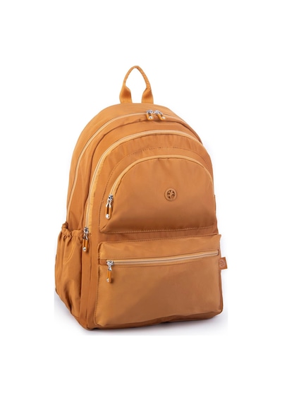 Nas Bag Unisex Büyük Boy Su Geçirmez Waterproof Hafif Sırt Çantası Hardal