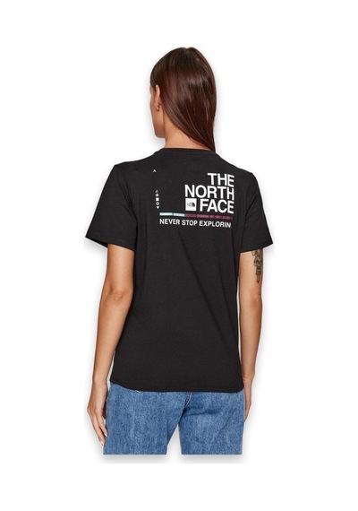 The North Face Nf0a86xn W Foundation Graphic Tee Siyah Kadın T-shirt