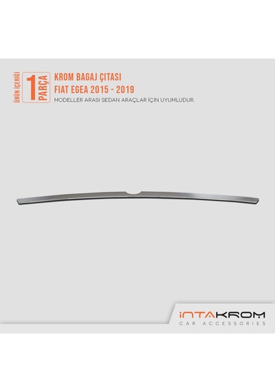 intakrom Fiat Egea Krom Bagaj Çıtası 2015 Üzeri Sd