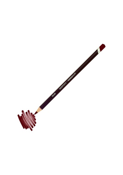 Derwent Coloursoft Pencil Yumuşak Kuru Boya Kalemi C130 Deep Red