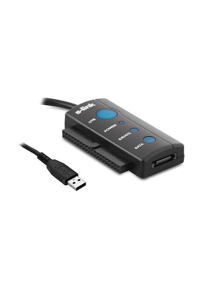 S-Link Sl-Sata35 Usb 2.0 To Sata + Ide Data Dönüştürücü Adaptör