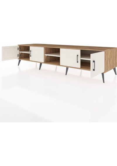 Kronos Tv Ünitesi 3 Raflı 4 Kapaklı 220x59x51 Çam-aytaşı Aytası/aytası - Atlas Çam Kronos Tv Ünitesi 3 Raflı 4 Kapaklı 220x59x51 Çam-aytaşı Aytası/aytası - Atlas Çam