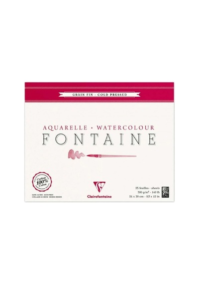 Clairefontaine 24x30 Cm 300 Gr.10 Yp Dokulu Uzun Kenarı