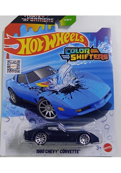 Bhr15 1980chevy Corvette Renk Değiştiren Araba 1:64 Ölçek Metal Model
