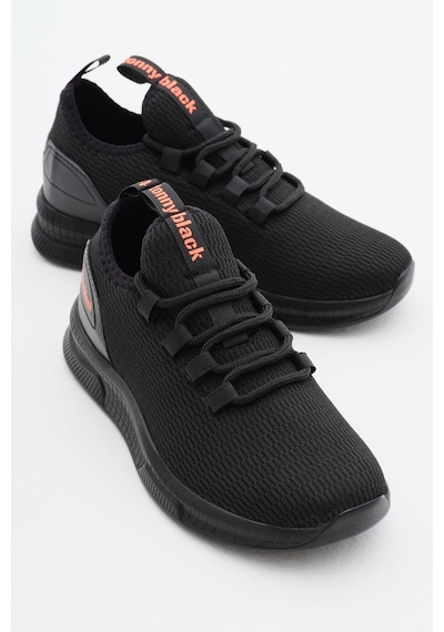 Tonny Black Nefes Alabilen Kumaş Poli Taban Bağcıklı Unisex Siyah Spor Ayakkabı V2qnt-0 Siyah