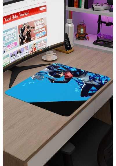 Persona 3 Kaymaz Dikişli Kauçuk Oyuncu Mousepad V3 - 48x40 Xl Gaming Mouse Pad Fare Altlığı