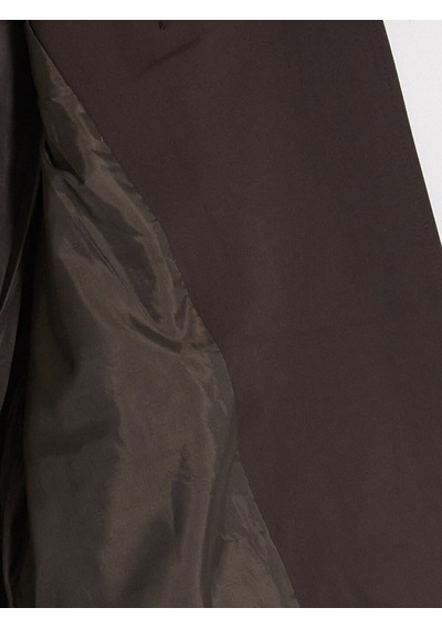 Lcw Modest Kahverengi Dik Yaka Oversize Kadın Yağmurluk