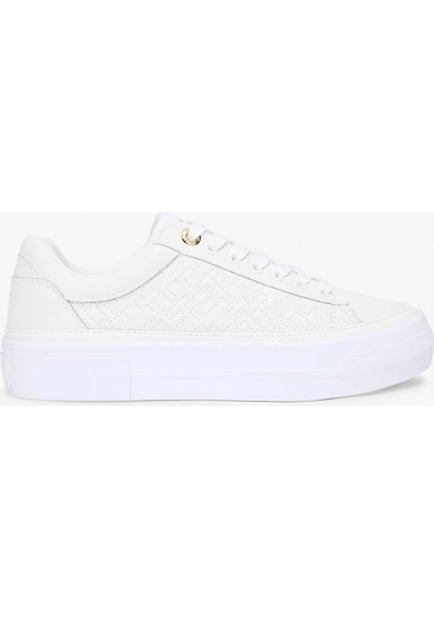 Tommy Hilfiger Th Platform Kapitone Kadın Beyaz Sneaker Fw0fw09265ybl Beyaz