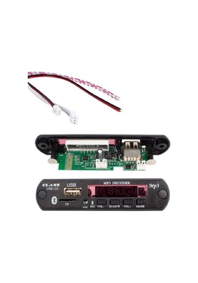 Clas Tf123 Aux Dönüştürücü Usb Aux Sd Card Bluetooth Oto Teyp Çevirici Telefon Konuşma Özellikli 12v, Cls123dr