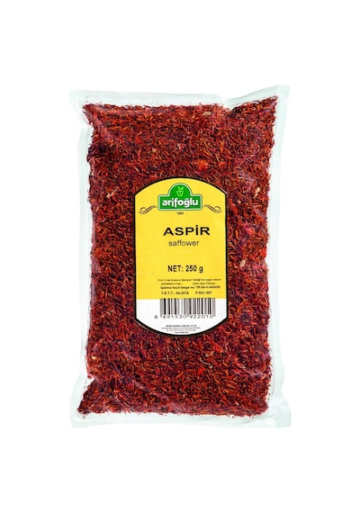Arifoğlu Aspir 250g Safran Benzeri Baharat, Pilav Ve Tatlılarda 2'li Ekonomik Paket - 2 Adet Tarı