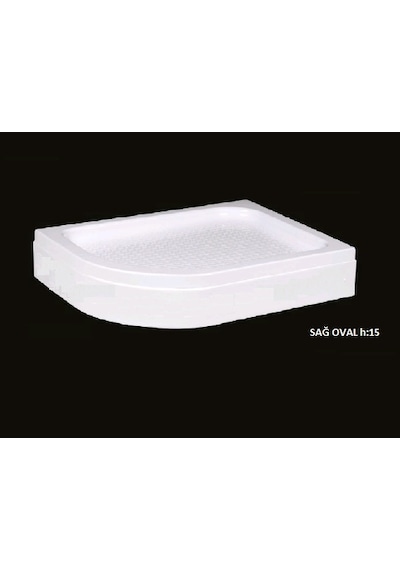 Alika Asimetrik Sağ Sol H15 Panelli Duş Teknesi 100 x 120